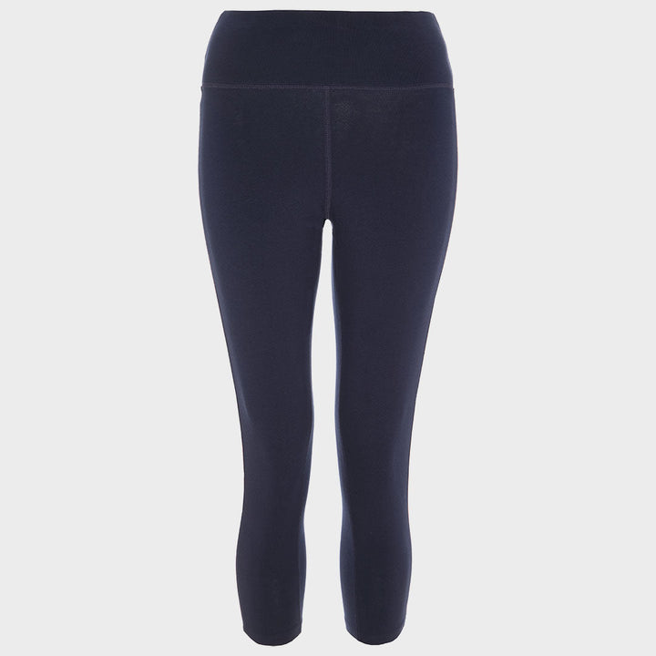 Ladies Navy 2 Stripe Gym Leggings from You Know Who's
