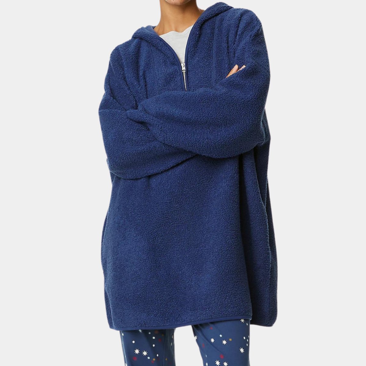 Ladies Oversized Borg Hoodie from You Know Who's