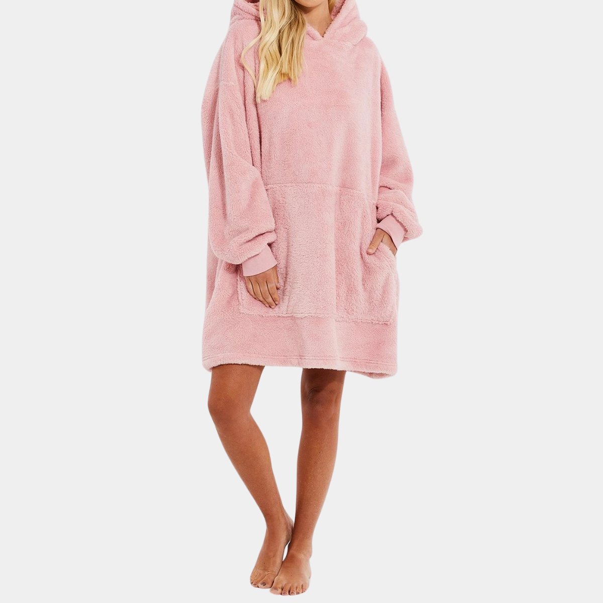 Oversized hoodie - Pink - Ladies