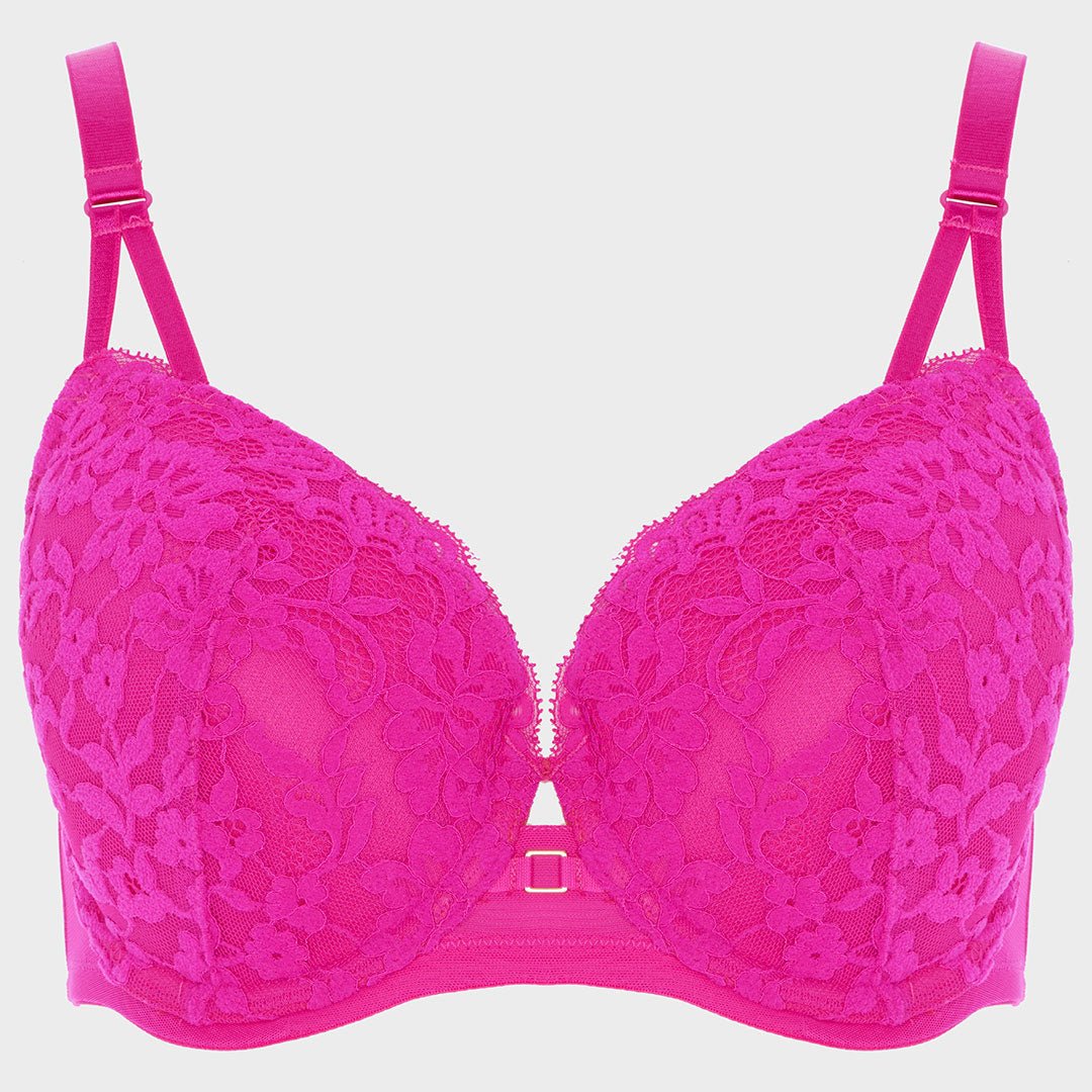 Ladies Pink Lace Bra from You Know Who's