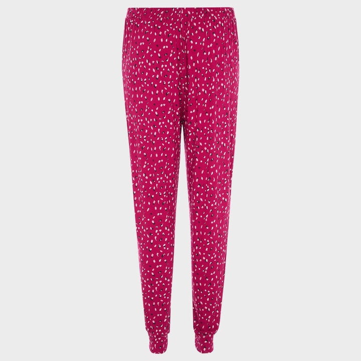 Ladies Pink Long PJ Set from You Know Who's
