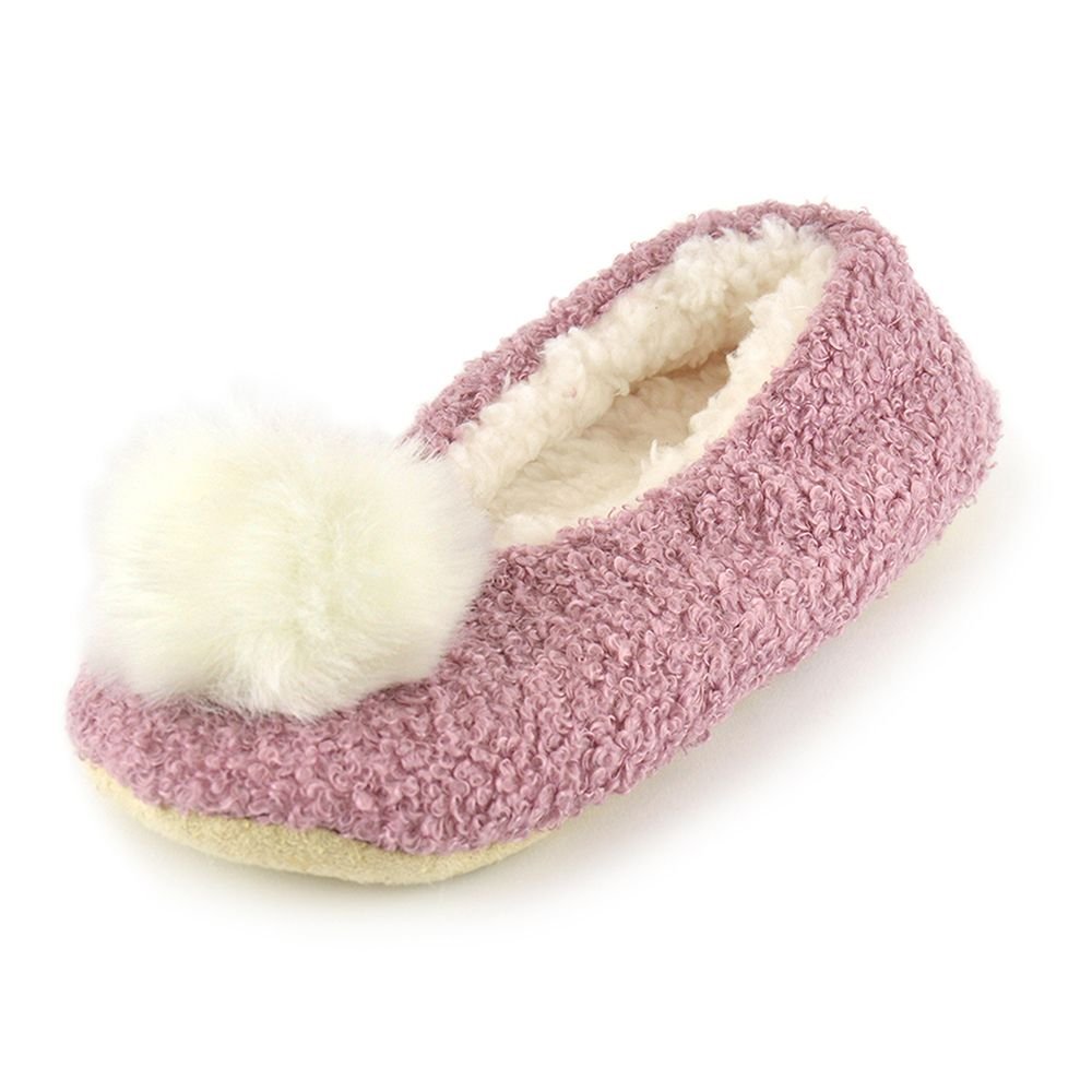 Ladies Pom Pom Ballet Slippers from You Know Who's