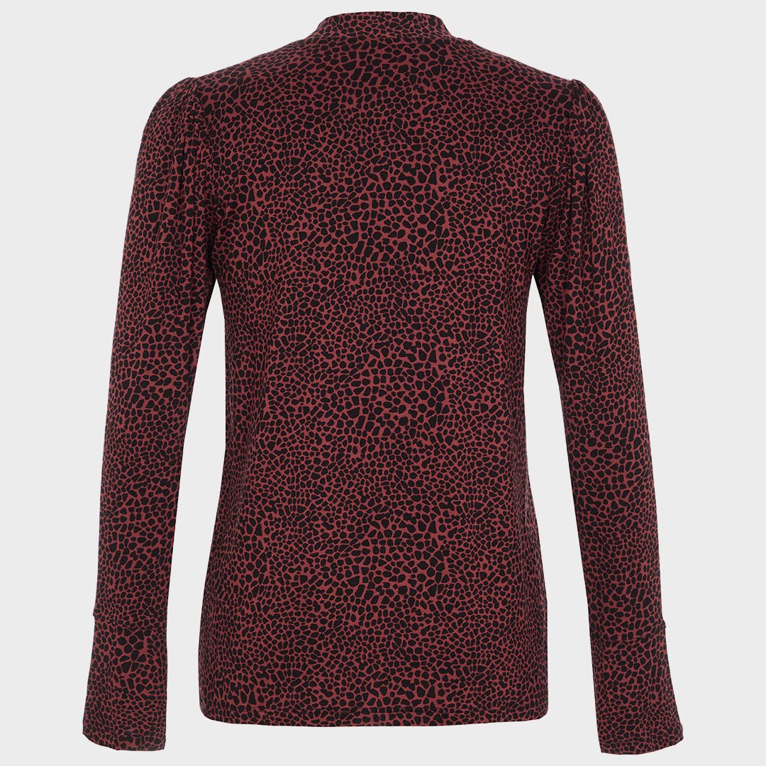 Ladies Printed Tie Neck Top from You Know Who's