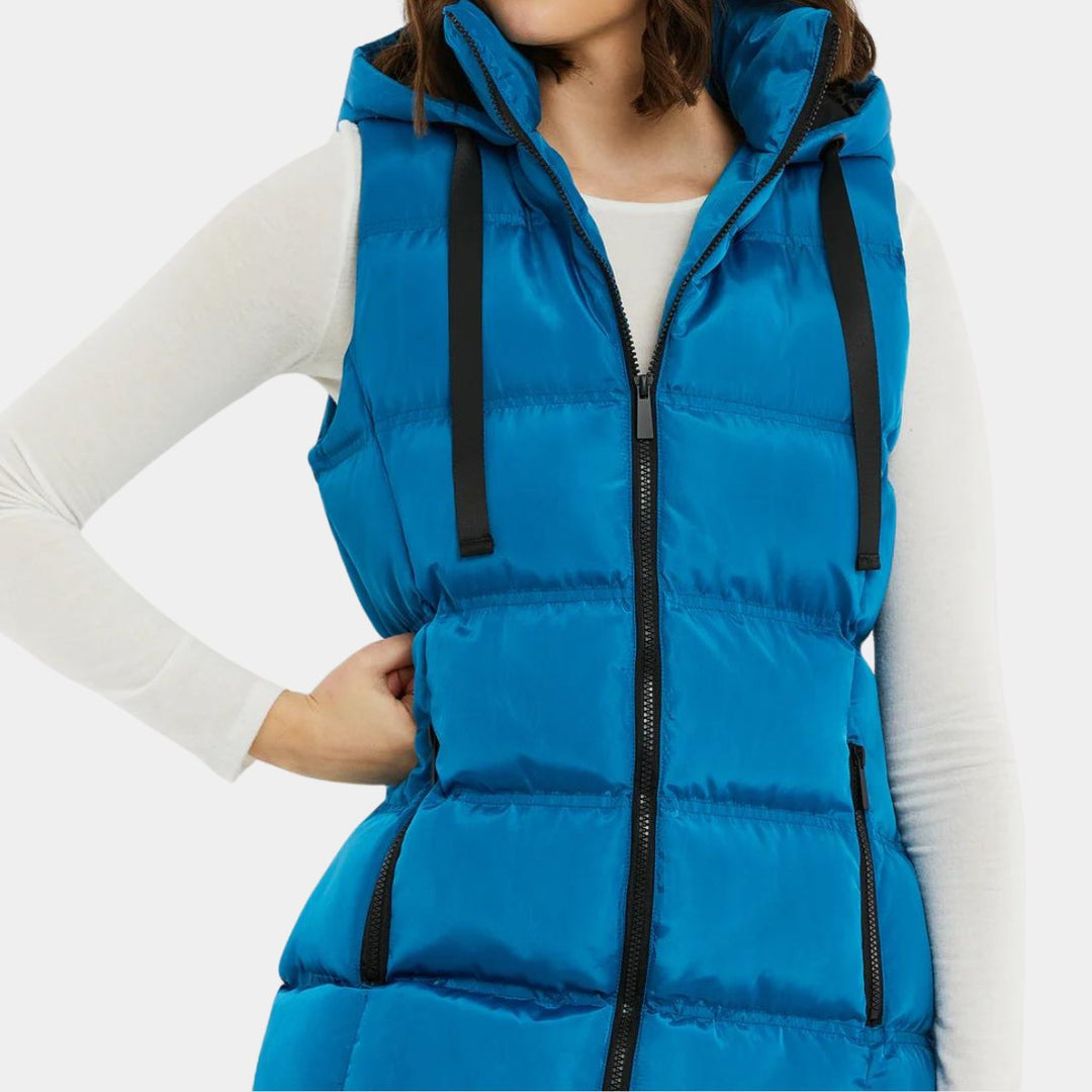 Ladies Sporty Blue Gilet from You Know Who's