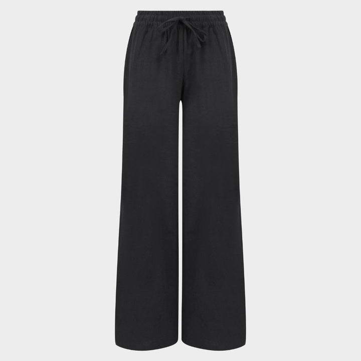 Ladies Wide Leg Linen Trousers from You Know Who's