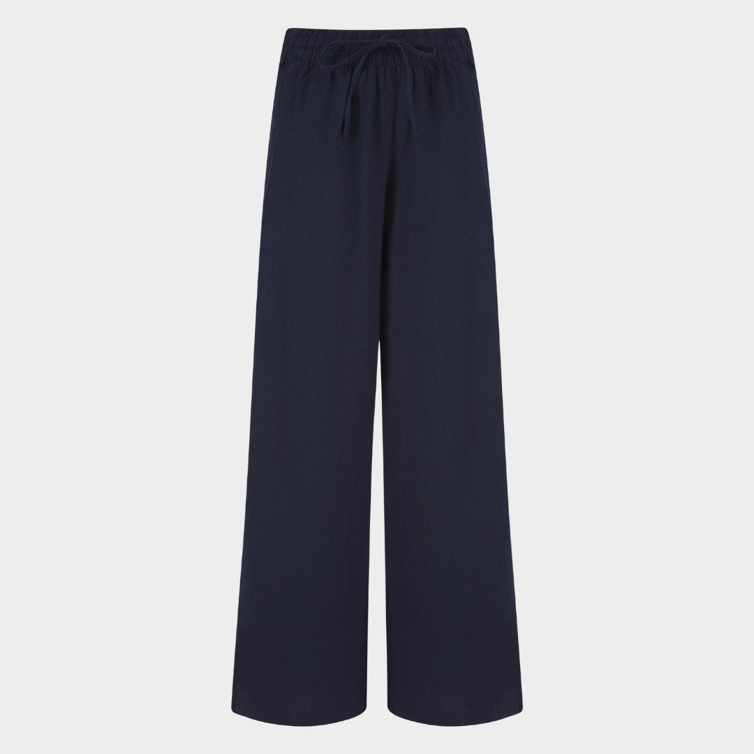 Ladies Wide Leg Linen Trousers from You Know Who's