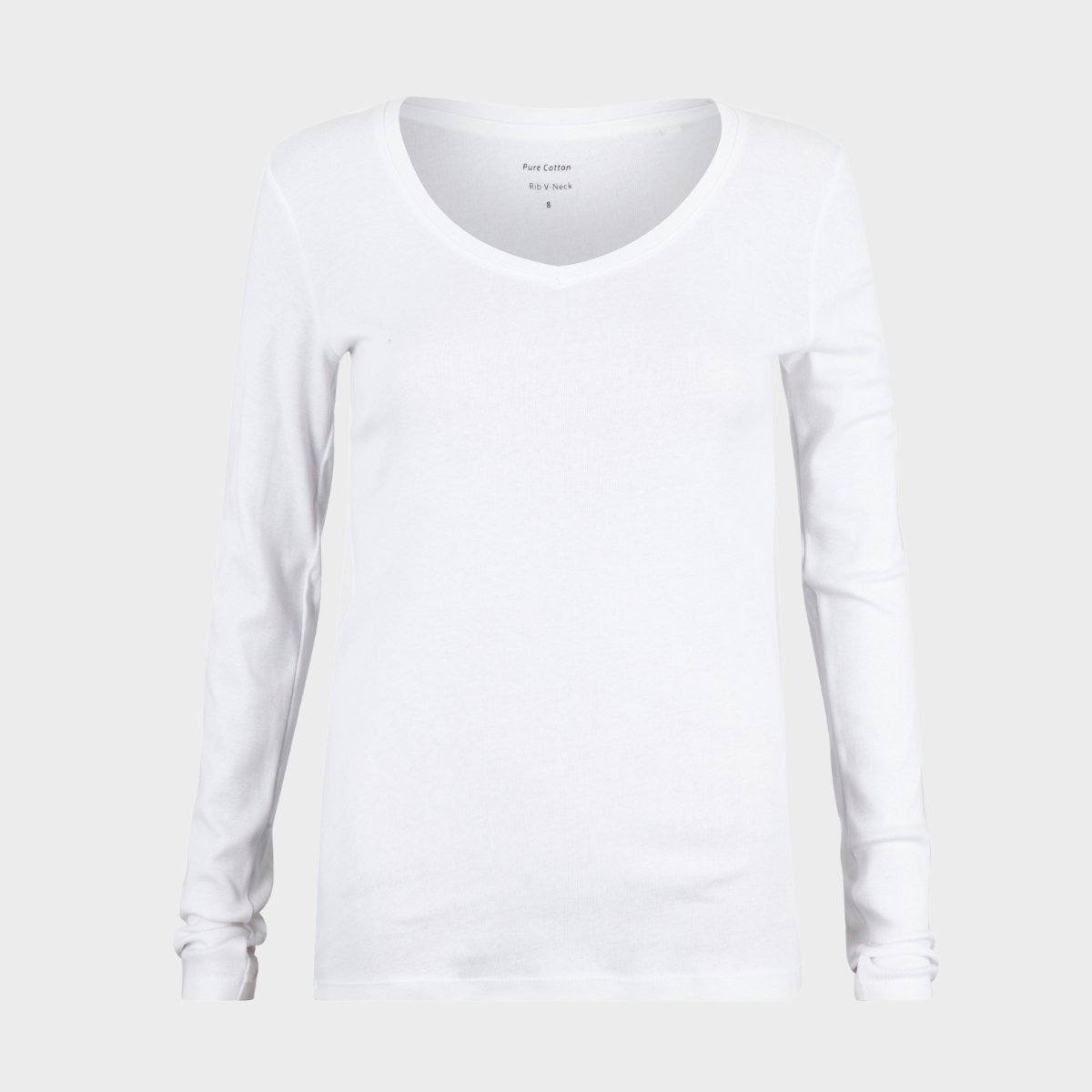 Long Sleeve V Neck Top