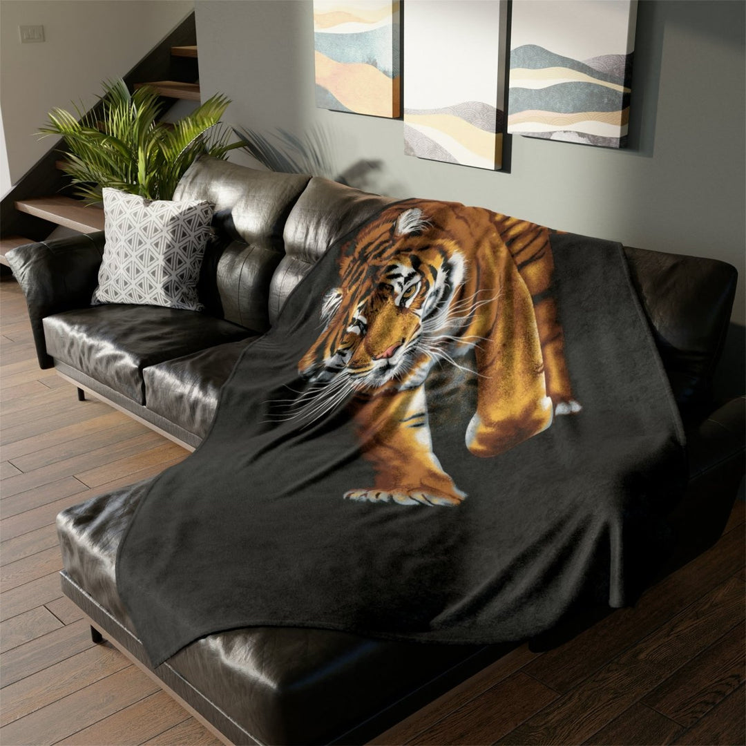 Luxury Animal Faux Mink Tiger Throw from You Know Who's
