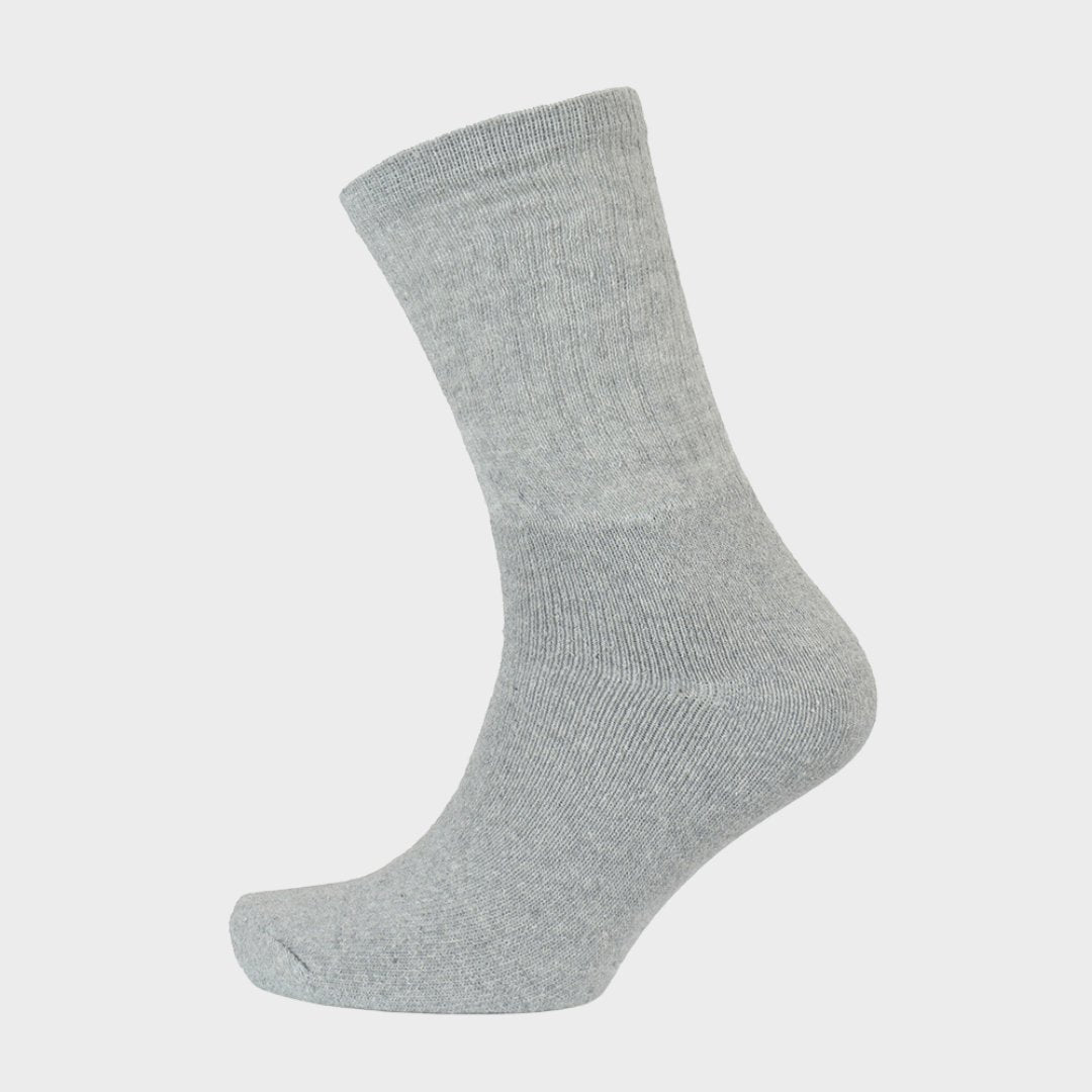 Mens 5 Pack Grey Sports Socks from You Know Who's