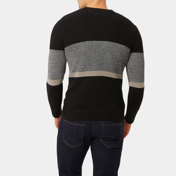 Mens Colour Block Jumper from You Know Who's