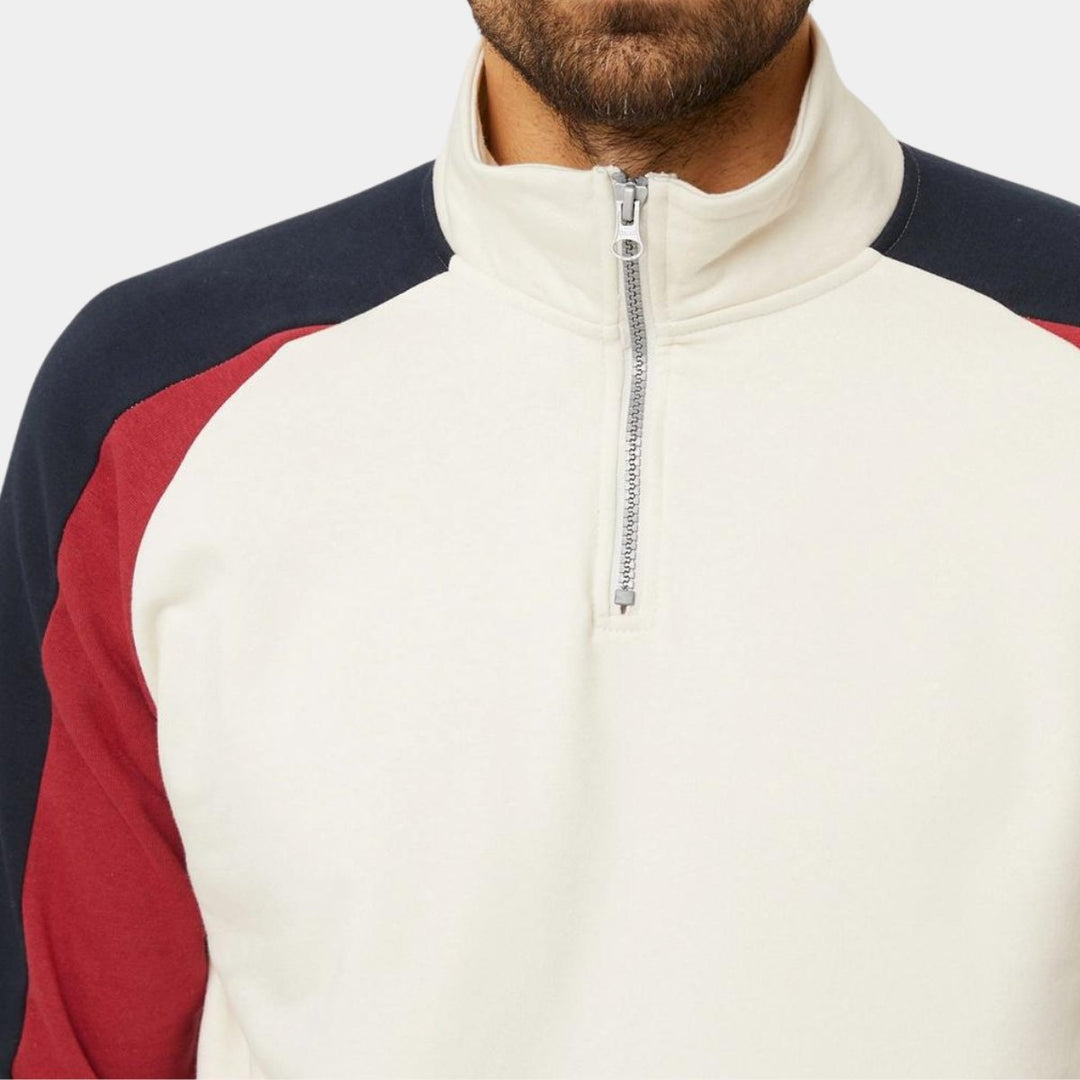 Mens Colour Block Zip Up Sweatshirt from You Know Who's