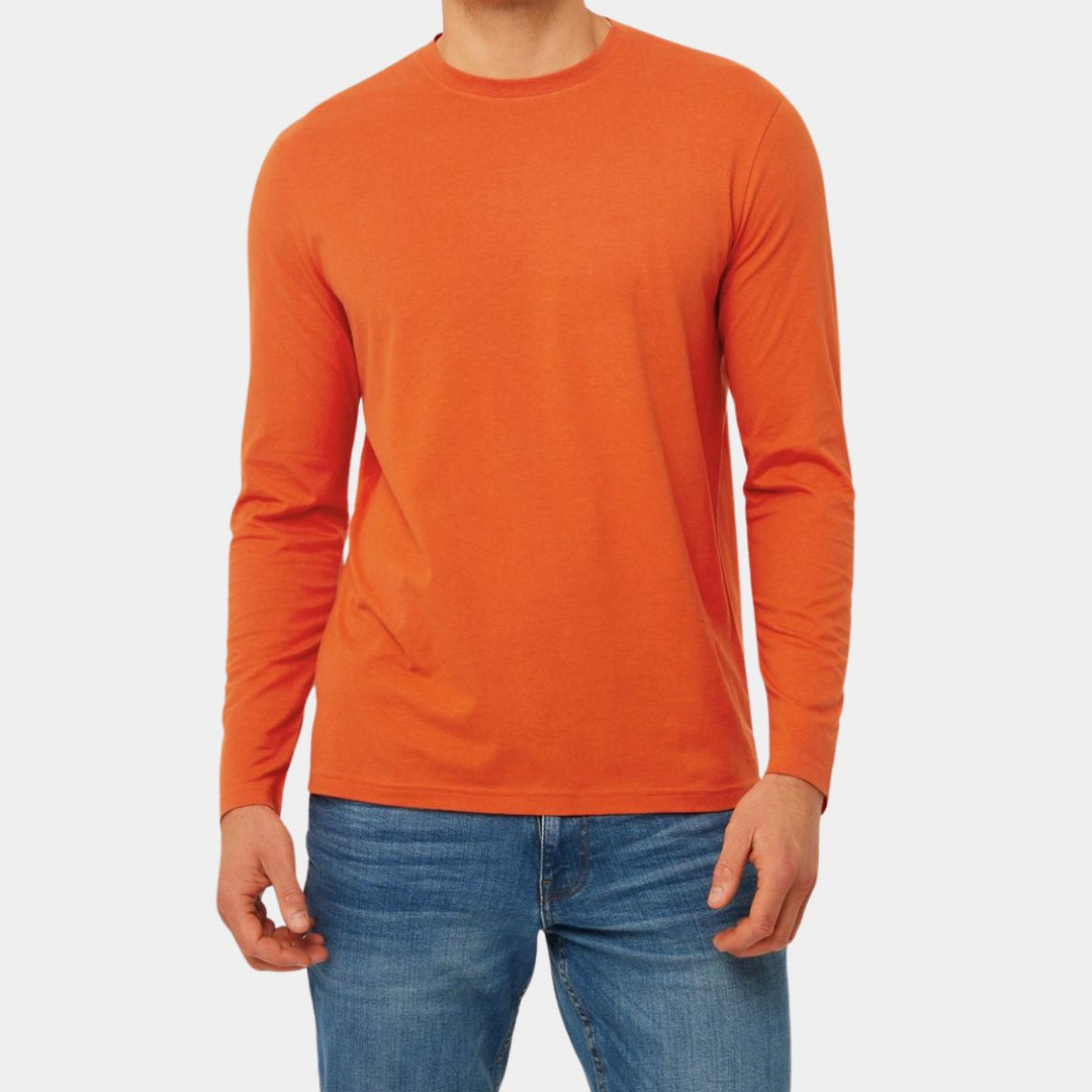 Men`s Long Sleeve T-Shirt Orange from You Know Who's