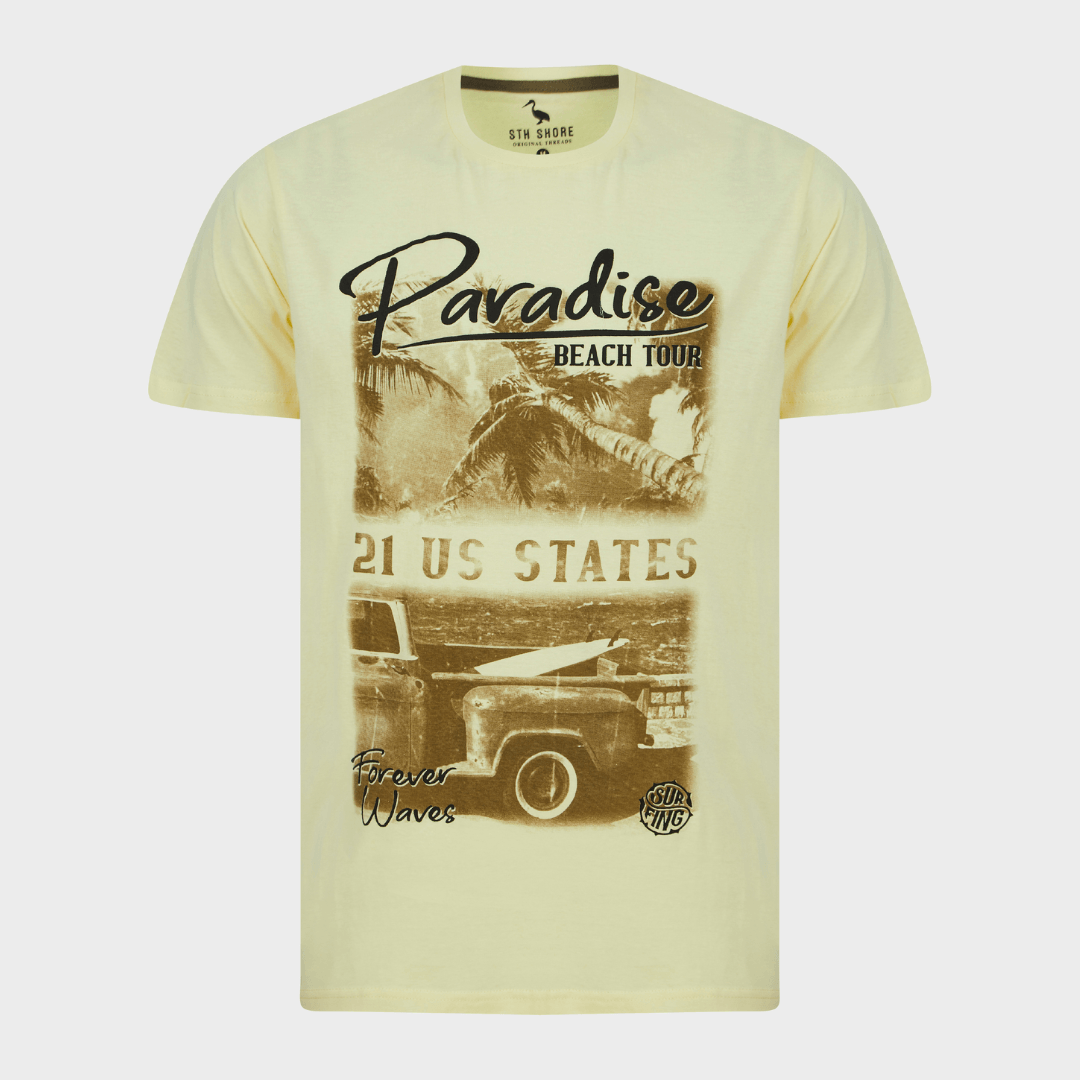 Men's Paradise Beach T-Shirt from You Know Who's