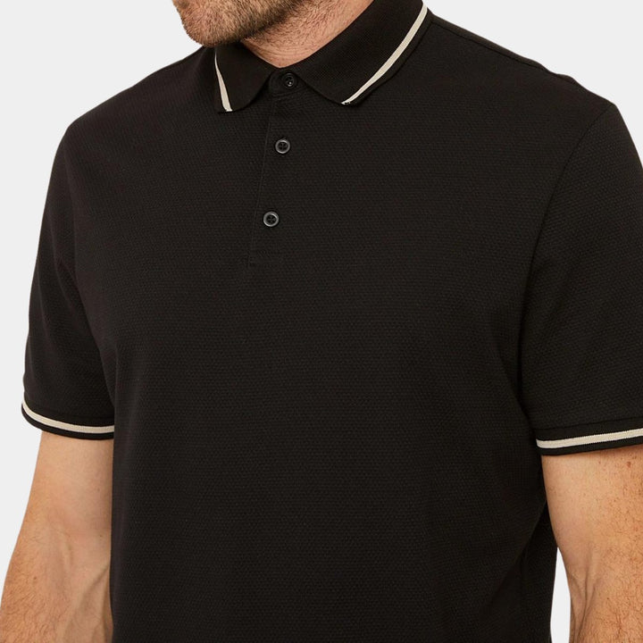Mens Tip Textured Polo from You Know Who's