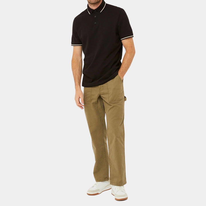 Mens Tip Textured Polo from You Know Who's