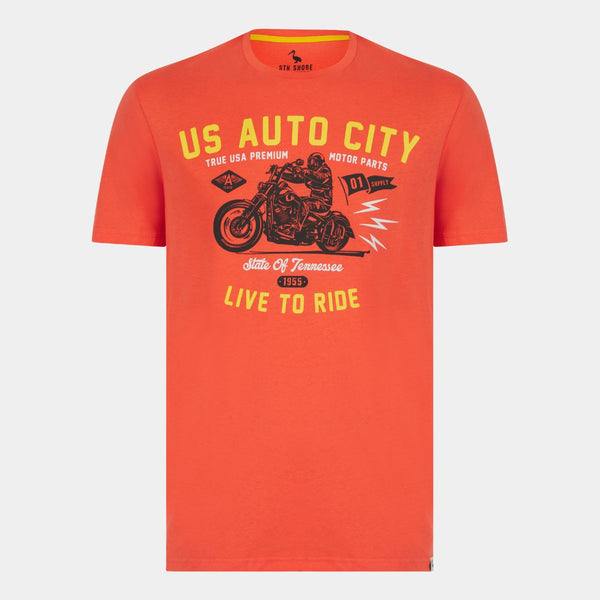 Men`s US Auto City T-Shirt from You Know Who's
