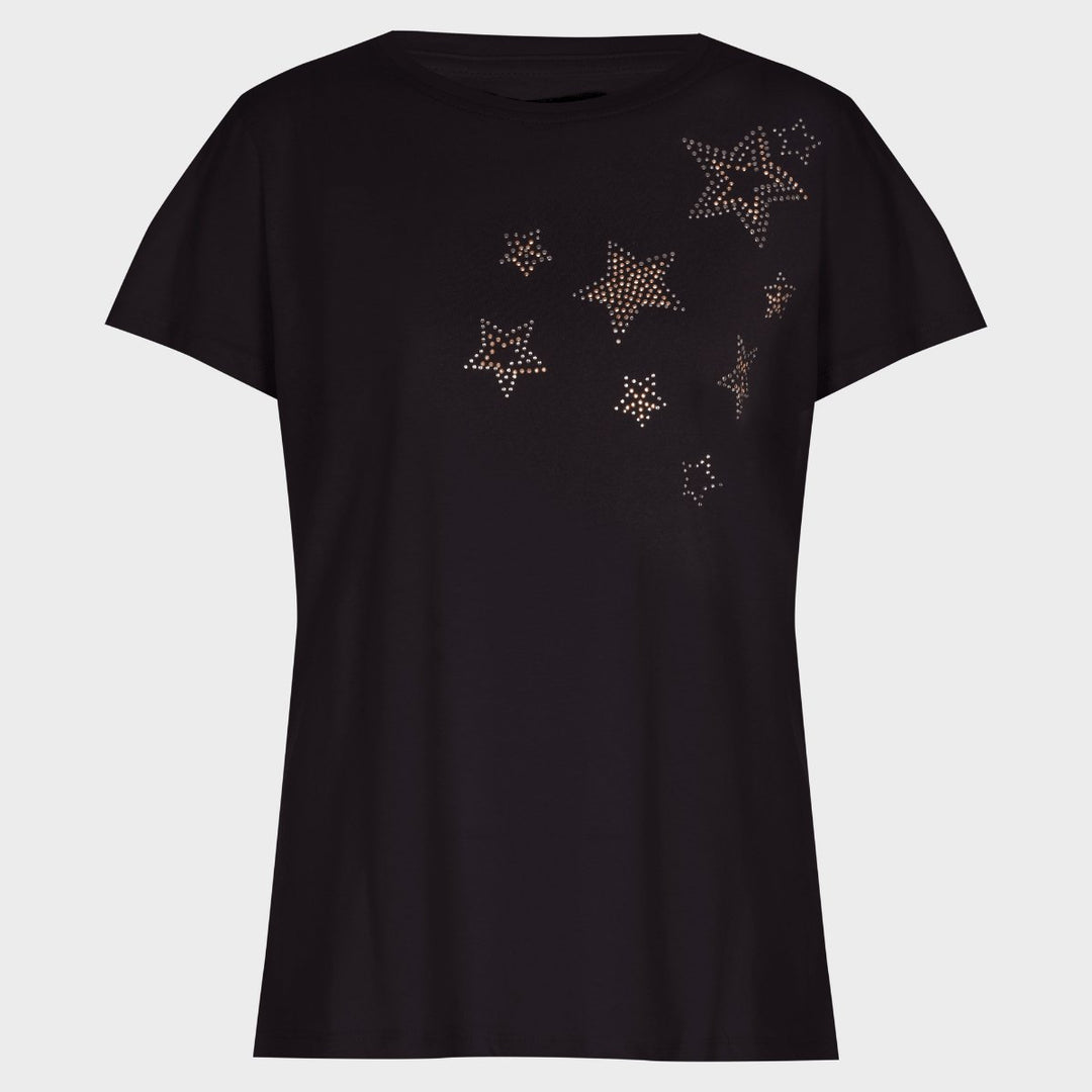 Multi Star T-Shirt Black from You Know Who's