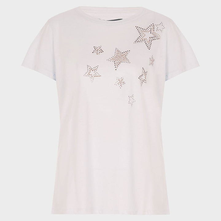 Multi Star T-Shirt White from You Know Who's