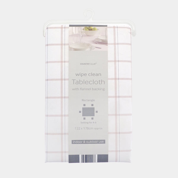 Natural Check Tablecloth from You Know Who's
