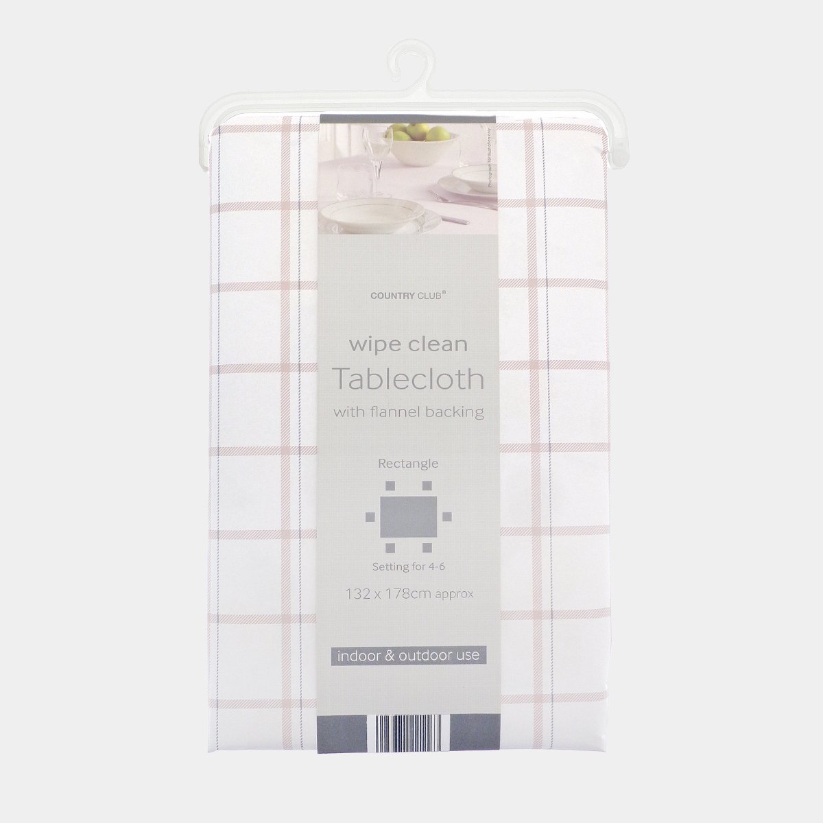 Natural Check Tablecloth from You Know Who's