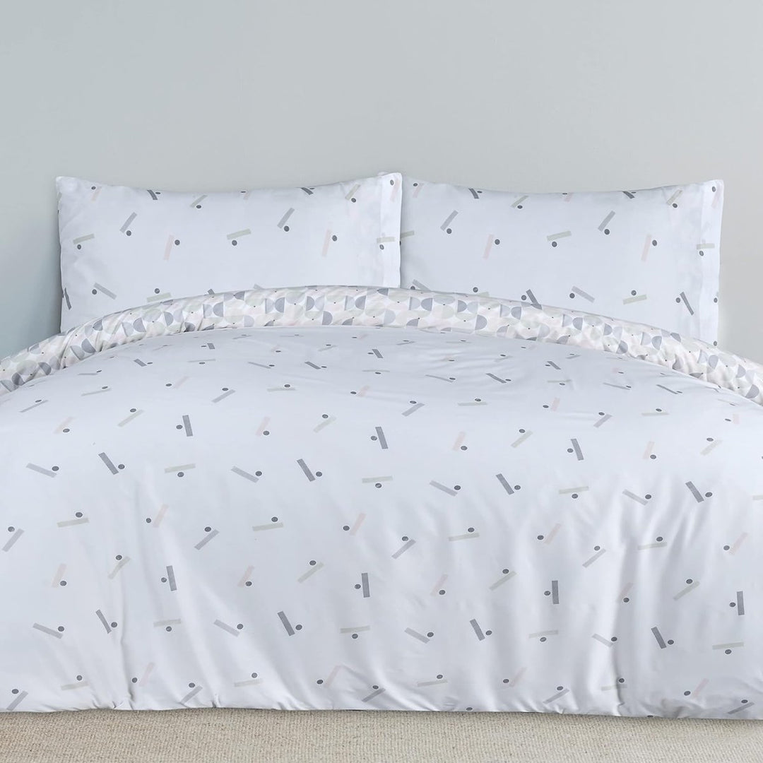 Sleepdown Blue Circle Geo Duvet Cover from You Know Who's