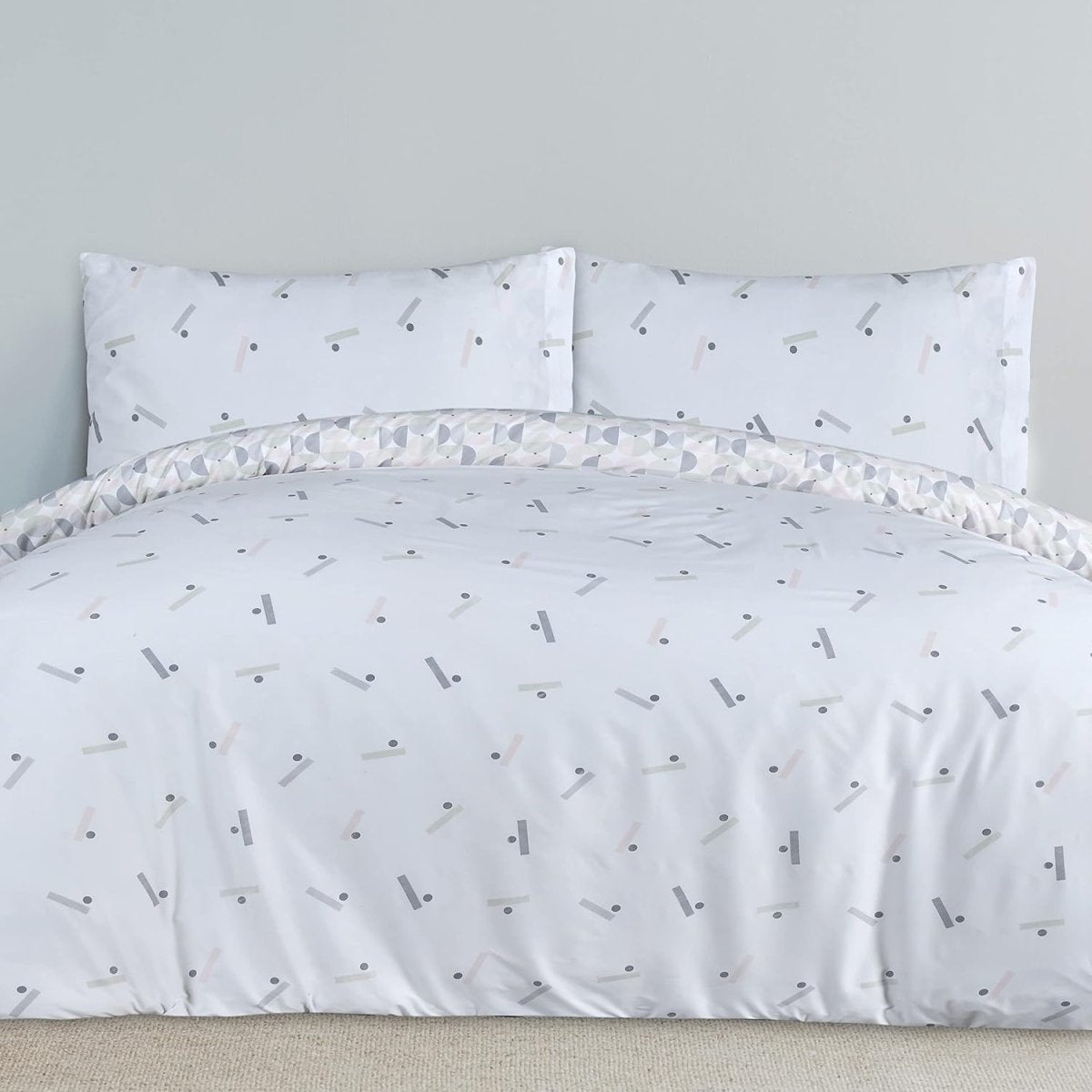 Sleepdown Blue Circle Geo Duvet Cover from You Know Who's