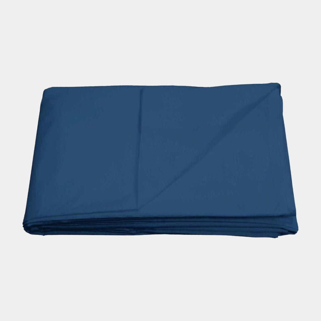 Sleepdown Blue Flat Sheet Easy Care from You Know Who's