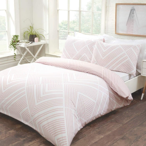 Sleepdown Striped Blush Duvet Set from You Know Who's