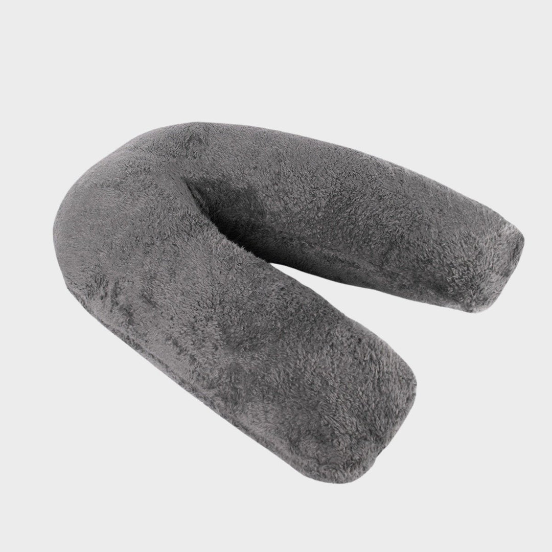 Teddy Fleece V Pillow - Grey from You Know Who's
