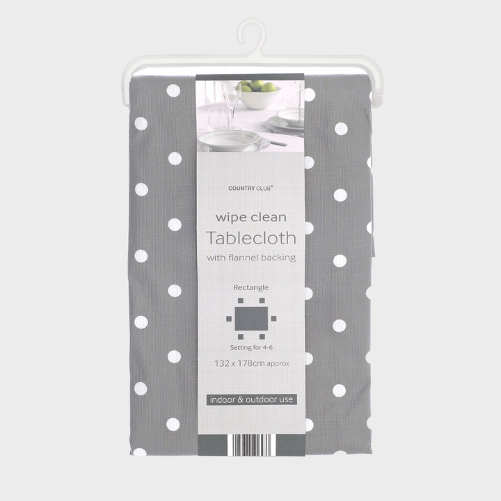 Wipe Clean Tablecloth Polka Dot from You Know Who's