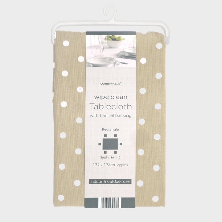 Wipe Clean Tablecloth Polka Dot from You Know Who's